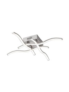 Lampa sufitowa WAVE 4 - punktowa srebrny LeuchtenDirekt - 15131-55