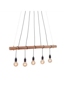 Lampa wisząca sufitowa DAMIAN 5 - punktowa czarny LeuchtenDirekt - 15515-18