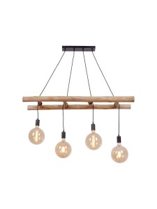 Lampa wisząca sufitowa EDGAR 4 - punktowa czarny LeuchtenDirekt - 15025-18