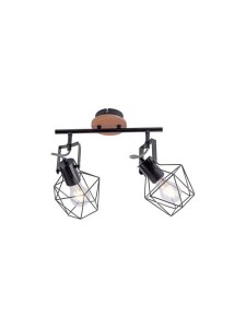 Lampa sufitowa JARO 2 - punktowa naturalnego drewna LeuchtenDirekt - 15672-78