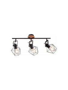 Lampa sufitowa JARO 3 - punktowa naturalnego drewna LeuchtenDirekt - 15673-78