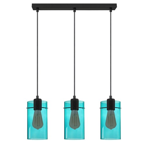 Lampa wisząca na listwie FIRENZE NEW niebieska TK Lighting