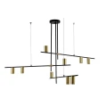 Lampa wisząca ARIZONA 9 czarna/złota LP-074/9PL BK/GD Light Prestige