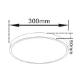 Plafon LED Rapido 3000K 30cm biały LP-433/1C 3S WH Light Prestige