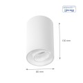 Lampa natynkowa ruchoma biała CHLOE SLIP004008 Spectrum