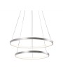 Lampa wisząca sufitowa CIRCLE 2 - punktowa srebrny LeuchtenDirekt - 11525-21