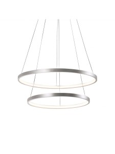 Lampa wisząca sufitowa CIRCLE 2 - punktowa srebrny LeuchtenDirekt - 11525-21