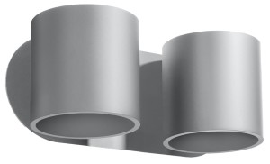 Kinkiet ORBIS 2 szary SL.0661 SOLLUX