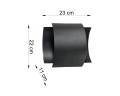 Kinkiet IMPACT czarny SL.0858 SOLLUX