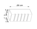 Kinkiet Ceramiczny SAMIR SL.0161 SOLLUX