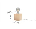 Lampa biurkowa ARIZ naturalne drewno SL.0677 SOLLUX