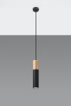 Lampa wisząca PABLO czarna SL.0632 SOLLUX