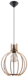 Lampa Wisząca ARANCIA Naturalne Drewno SL.0391 SOLLUX