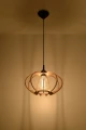 Lampa Wisząca MANDELINO Naturalne Drewno SL.0392 SOLLUX