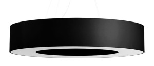 Żyrandol SATURNO 90 czarny SL.0796 SOLLUX
