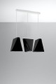 Żyrandol BLUM 3 czarny SL.0772 SOLLUX
