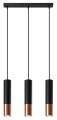Lampa wisząca LOOPEZ 3L czarny/miedź SL.0948 SOLLUX