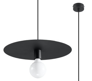 Lampa wisząca FLAVIO czarna SL.0853 SOLLUX