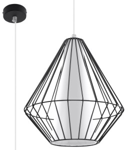 Lampa Wisząca DEMI Czarna SL.0298 SOLLUX