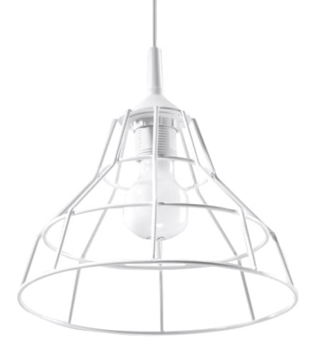 Lampa Wisząca ANATA Biała SL.0145 SOLLUX