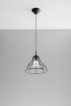 Lampa Wisząca ANATA Czarna SL.0146 SOLLUX