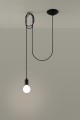 Lampa Wisząca EDISON 1 LONG Czarny SL.0369 SOLLUX