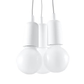 Lampa wisząca DIEGO 3 biała SL.0570 SOLLUX