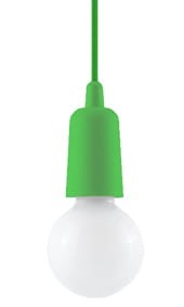Lampa wisząca DIEGO 1 zielony  SL.0581 SOLLUX