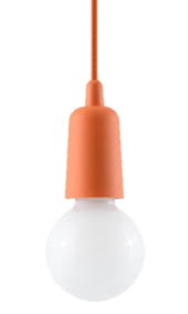 Lampa wisząca DIEGO 1 pomarańczowy  SL.0584 SOLLUX