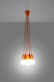 Lampa wisząca DIEGO 5 pomarańczowy  SL.0586 SOLLUX