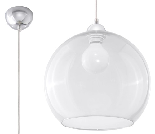 Lampa Wisząca BALL Transparentny SL.0248 SOLLUX