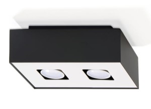 Plafon MONO 2 Czarny SL.0071 SOLLUX