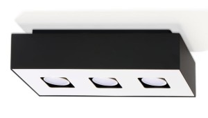 Plafon MONO 3 Czarny SL.0072 SOLLUX