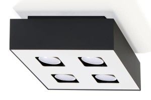 Plafon MONO 4 Czarny SL.0073 SOLLUX