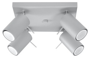 Plafon RING 4 Szary SL.0452 SOLLUX