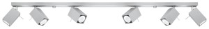 Plafon MERIDA 6L Szary SL.0462 SOLLUX