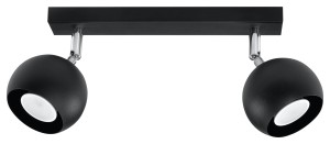 Plafon OCULARE 2 Czarny SL.0444 SOLLUX