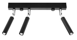 Plafon EYETECH 3 czarny SL.0899 SOLLUX