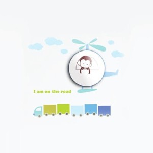 Lampka dziecięca HELICOPTER 0,6W LED | ML144 Milagro