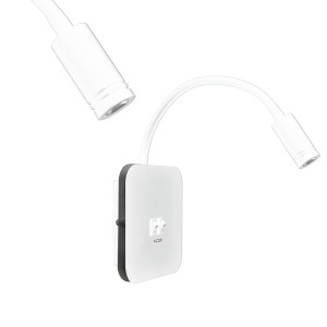 Lampka nocna BASE 8W+2W WHITE | ML6351 Milagro