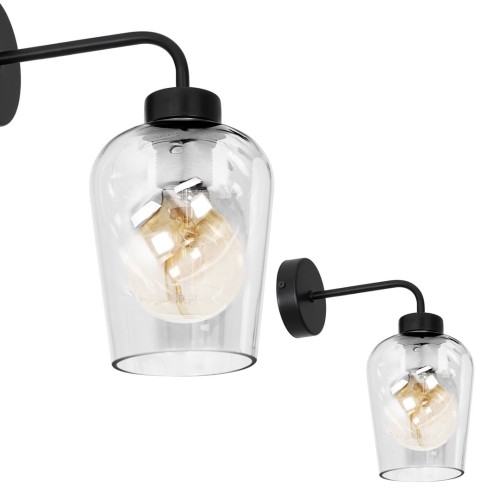 Kinkiet SANTIAGO CLEAR 1xE27 | MLP6599 Milagro