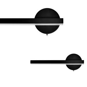 kinkiet SYDNEY 6W LED BLACK lewy | ML6346 Milagro