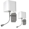 Kinkiet NAPOLI WHITE/CHROME 1xE27 + 1W LED | ML63600 Milagro