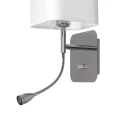 Kinkiet NAPOLI WHITE/CHROME 1xE27 + 1W LED | ML63600 Milagro