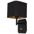 Kinkiet NAPOLI BLACK/GOLD 1xE27 | ML6365 Milagro