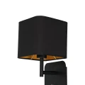 Kinkiet NAPOLI BLACK/GOLD 1xE27 | ML6365 Milagro