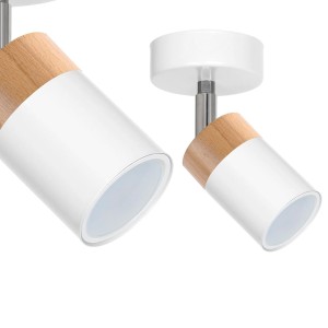 Kinkiet JOKER WHITE/WOOD 1xGU10 | MLP6299 Milagro