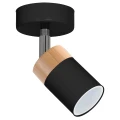 Kinkiet JOKER BLACK/WOOD 1xGU10 | MLP6303 Milagro