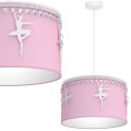 Lampa wisząca BALETNICA PINK 1XE27 | MLP4974 Milagro
