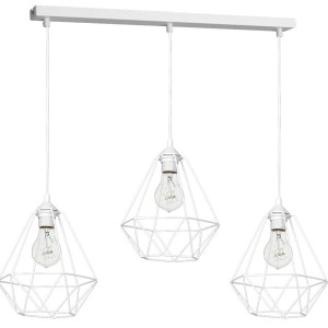 Lampa wisząca BASKET WHITE 3xE27 | MLP7213 Milagro